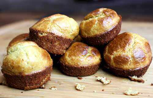 Minis muffins à l'amande amère- sans gluten, sans lait