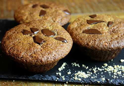 Muffins à la banane et à la noisette- sans gluten, sans lait, paléo