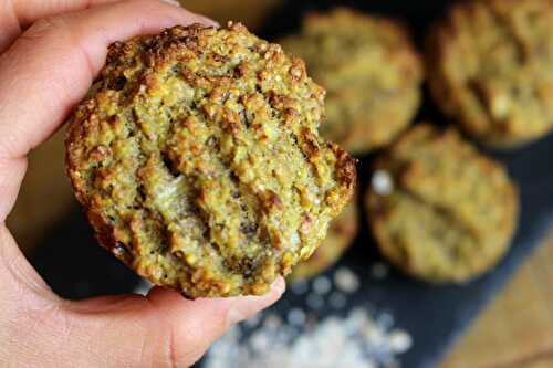 Muffins aux flocons de sarrasin- sans gluten, sans lait, paléo