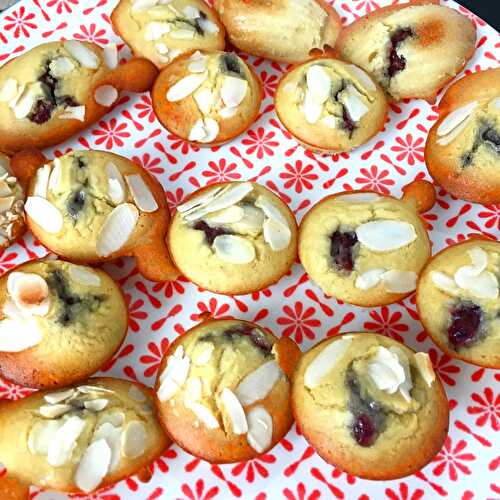 Muffins aux fruits rouges- sans gluten, sans lait
