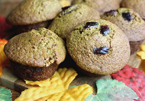 Muffins de sarrasin       (orange, cannelle & cranberrys)