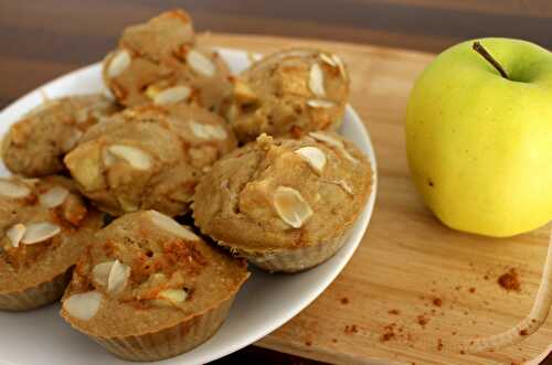 Muffins pomme cannelle-sans gluten, sans lait
