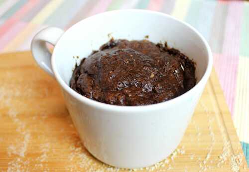 Mugcake au chocolat- sans gluten, sans lait