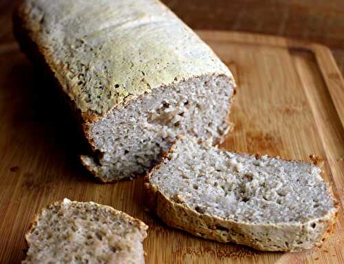 Pain au levain maison- sans gluten     (croûte croustillante et mie moelleuse)