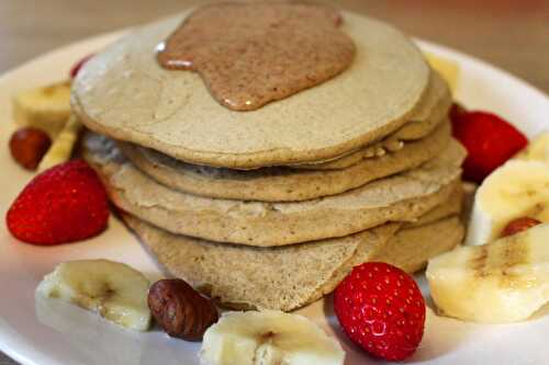 Pancakes au sarrasin-sans gluten, sans lait