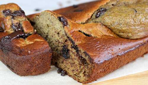 Petit dèj du lundi: Banana Bread sorgho/choco