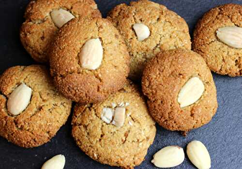 Petits Biscuits Moelleux aux Amandes- Sans gluten, sans lait, paléo