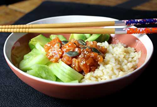 Poke bowl façon chirashi