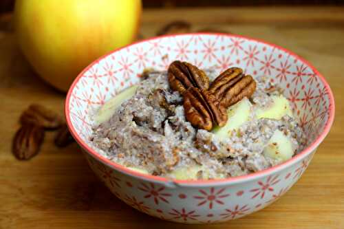 Porridge d'automne- sans gluten, sans lait, paléo