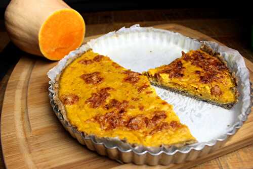 Tarte d'automne au butternut- sans gluten, sans lait