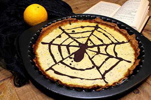 Tarte d'halloween à l'orange et au miel