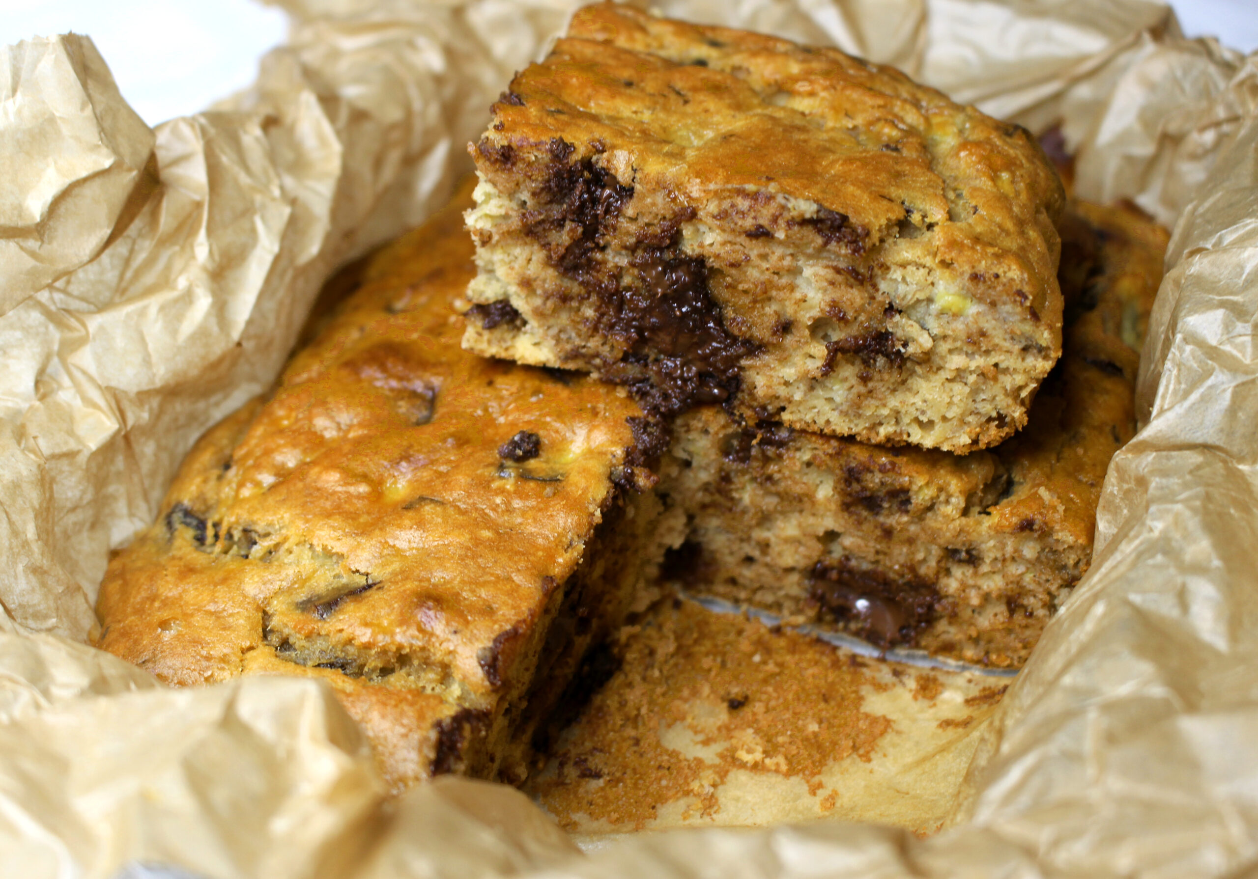 Banana bread aux pépites de chocolat