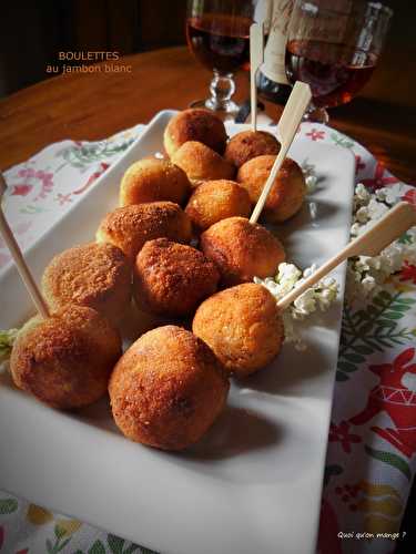 Boulettes au jambon blanc