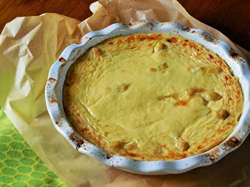 Clafoutis aux asperges blanches