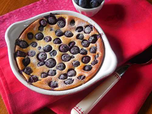 Clafoutis aux myrtilles