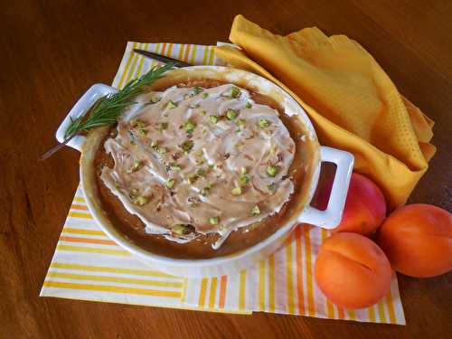 Clafoutis d’abricots au citron