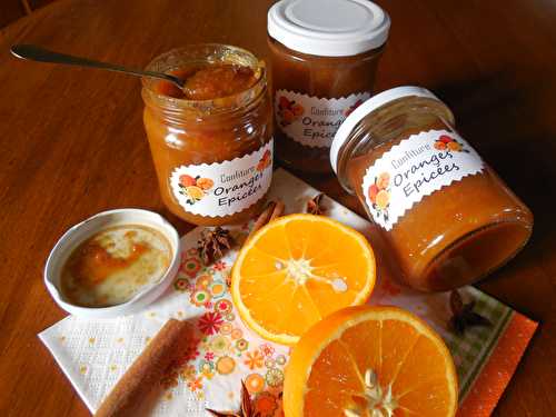 Confiture d’oranges épicées