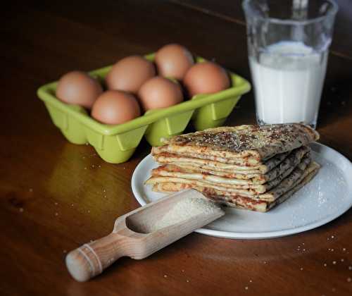 Crêpes au bon goût de rhum vanillé