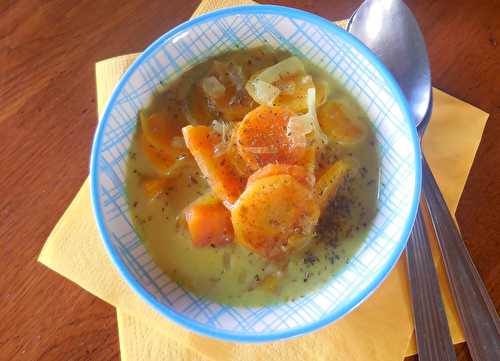 Curry de carottes parfumé à la poudre Curry Corsaire