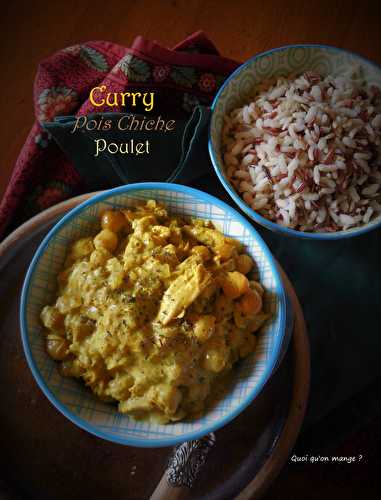 Curry de pois chiche au poulet