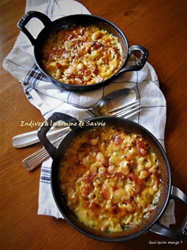 Endives à la tomme de Savoie