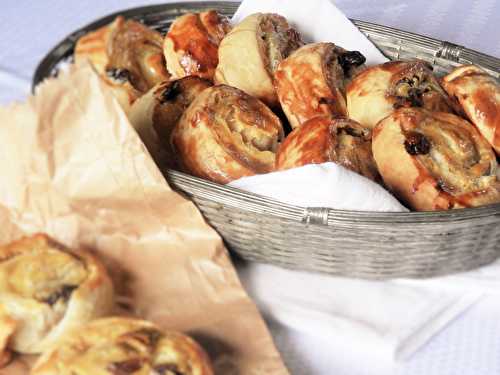 Feuilletés escargots façon pains aux raisins