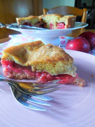 Gâteau aux prunes Ruby Crunch