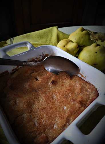 Gâteau facile aux coings