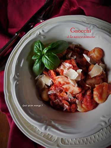 Gnocchi à la sauce tomate