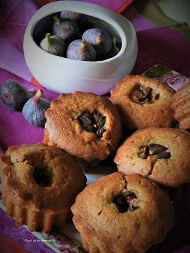 Petits gâteaux aux figues fraîches