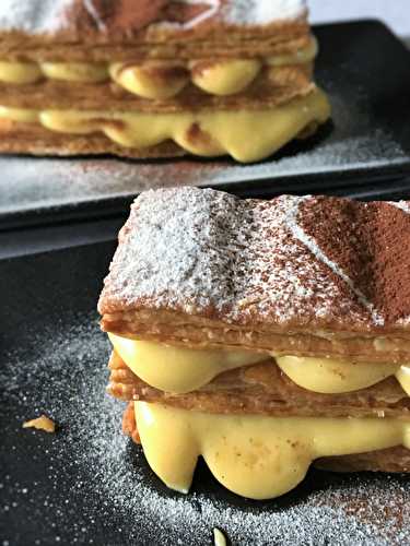 Pour le dessert, un millefeuille ‘maison’