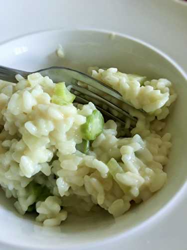 Risotto aux asperges vertes et parmesan