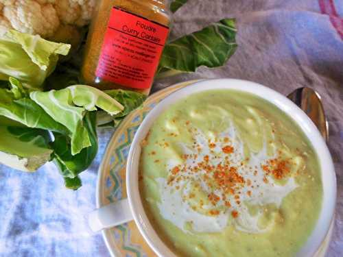 Soupe de chou-fleur au curry