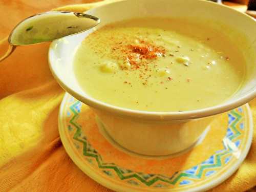 Soupe poireaux – pommes de terre