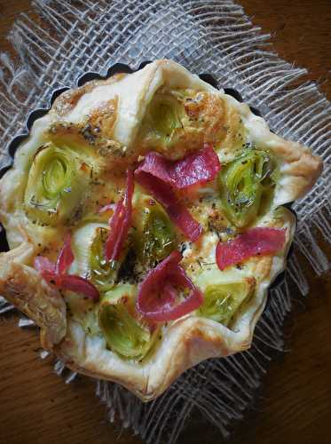 Tartelettes de poireaux à la feta