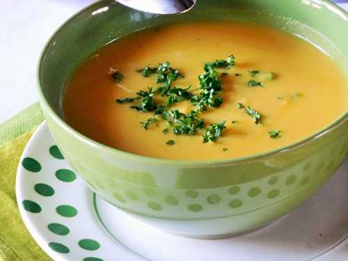 Velouté de carottes au lait de coco