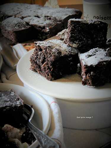 Brownies mix de fruits secs, saveur bière brune