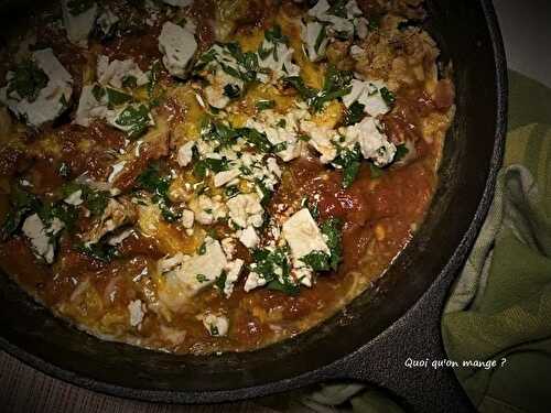 Shakshuka rouge tomate