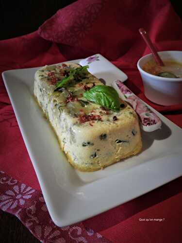 Terrine de courgettes au curry