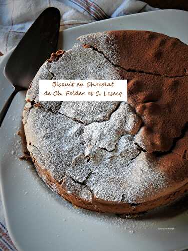 Biscuit au chocolat de Ch. Felder et C. Lesecq, LE gâteau qui a tout bon