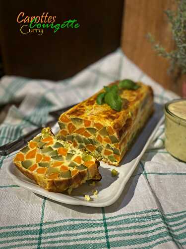 Terrine de carottes et de courgettes au curry