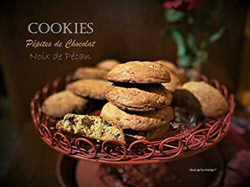 Cookies aux pépites de chocolat et noix de pécan