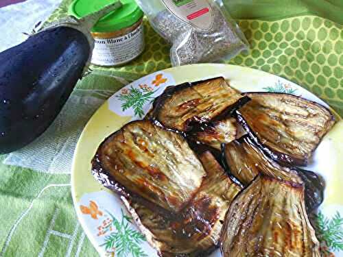 Aubergines grillées au four