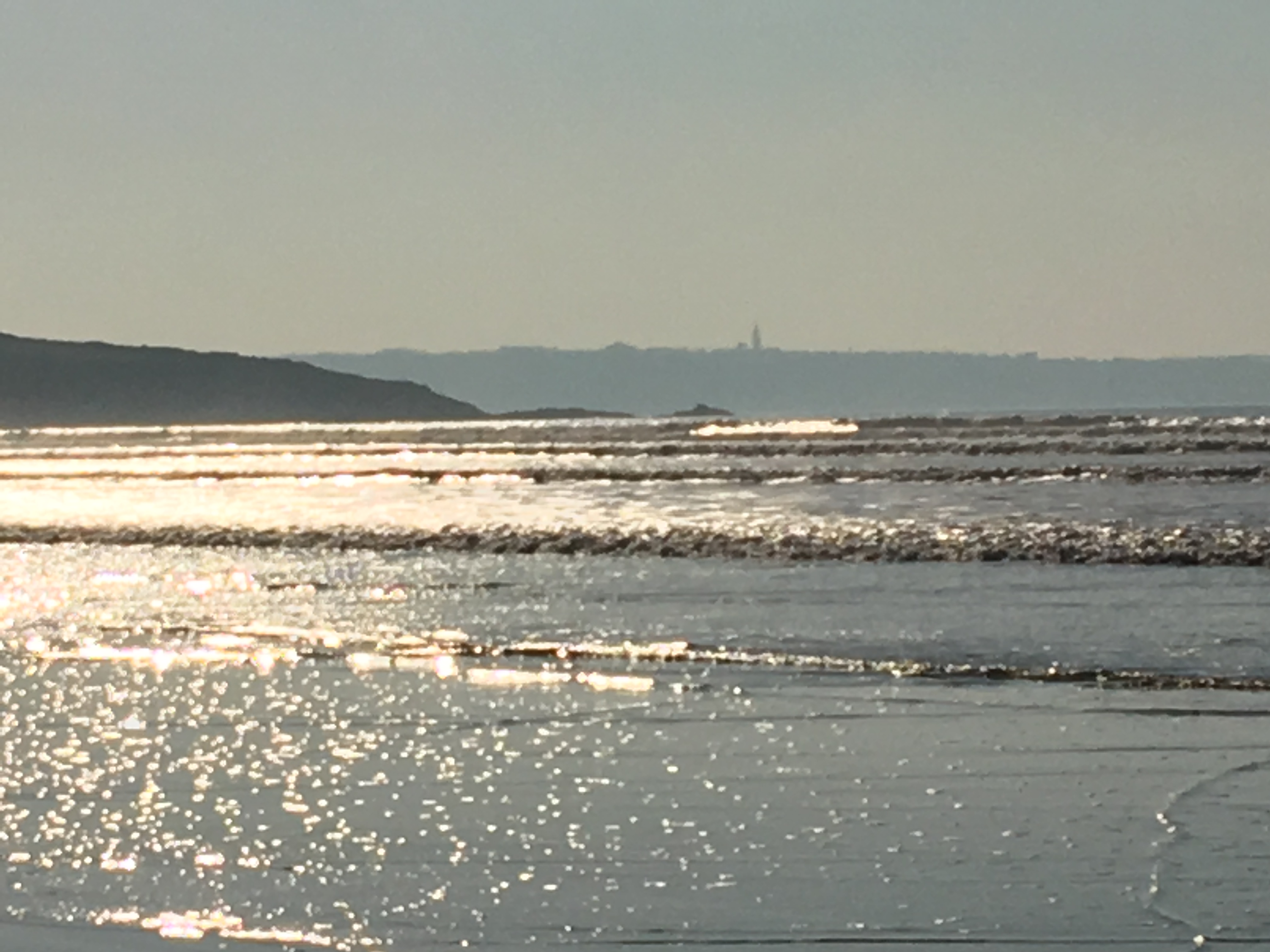 Balade sur une plage bretonne