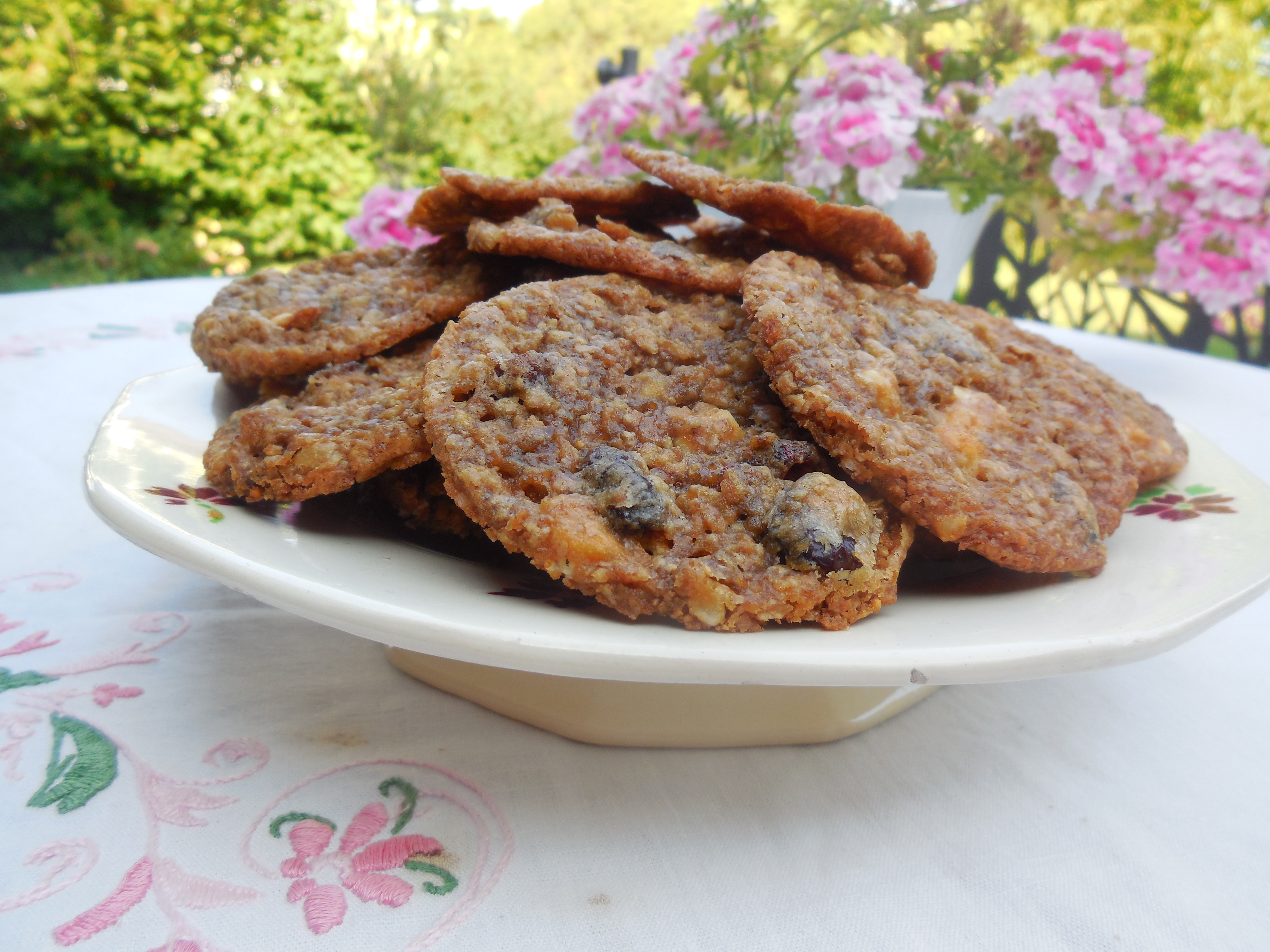 Biscuits chocolat blanc & cranberries de Y. Ottolenghi