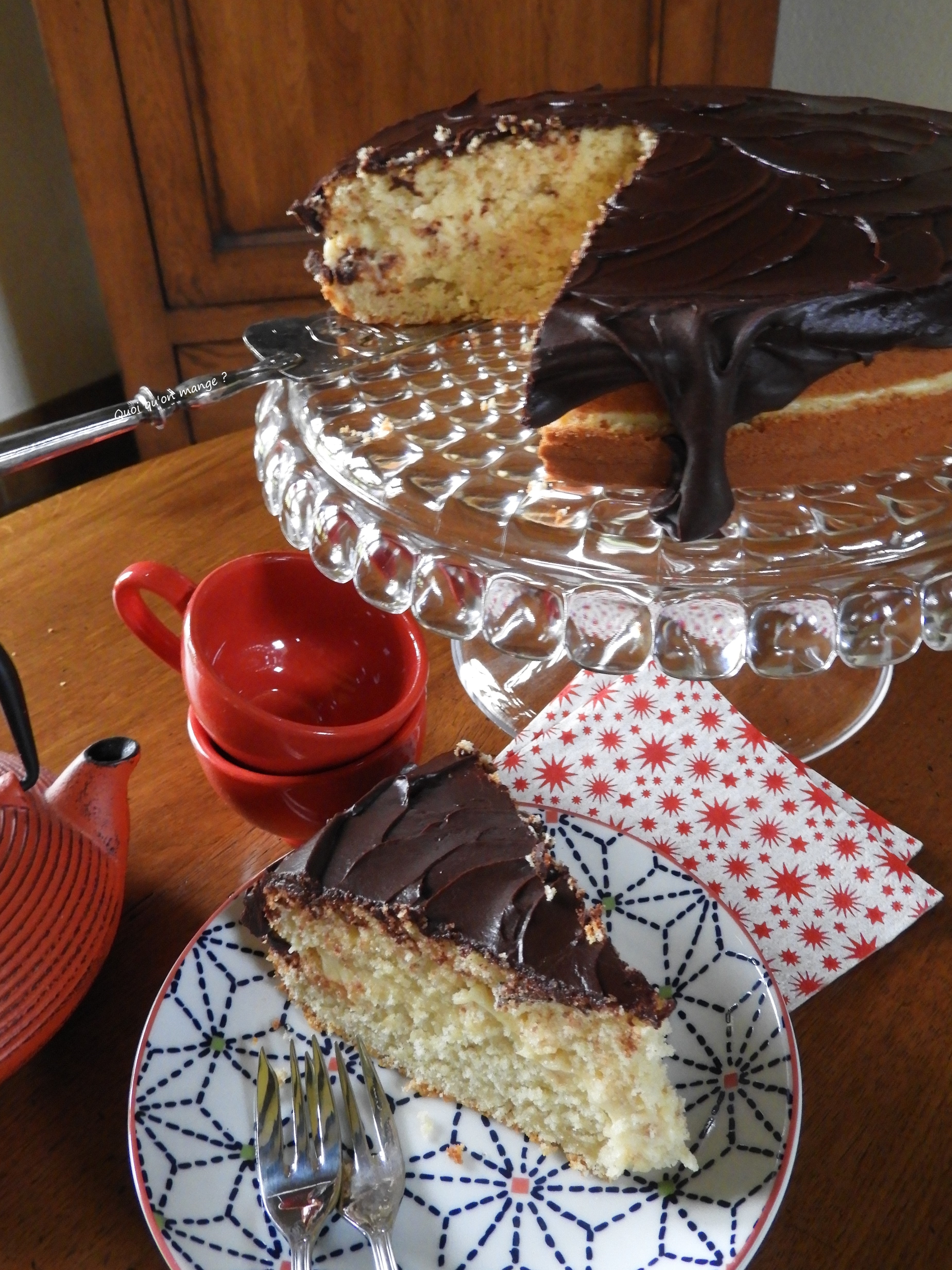 Boston Cream Pie ou le Gâteau Boston