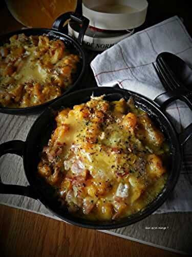 Butternut gratinée au camembert