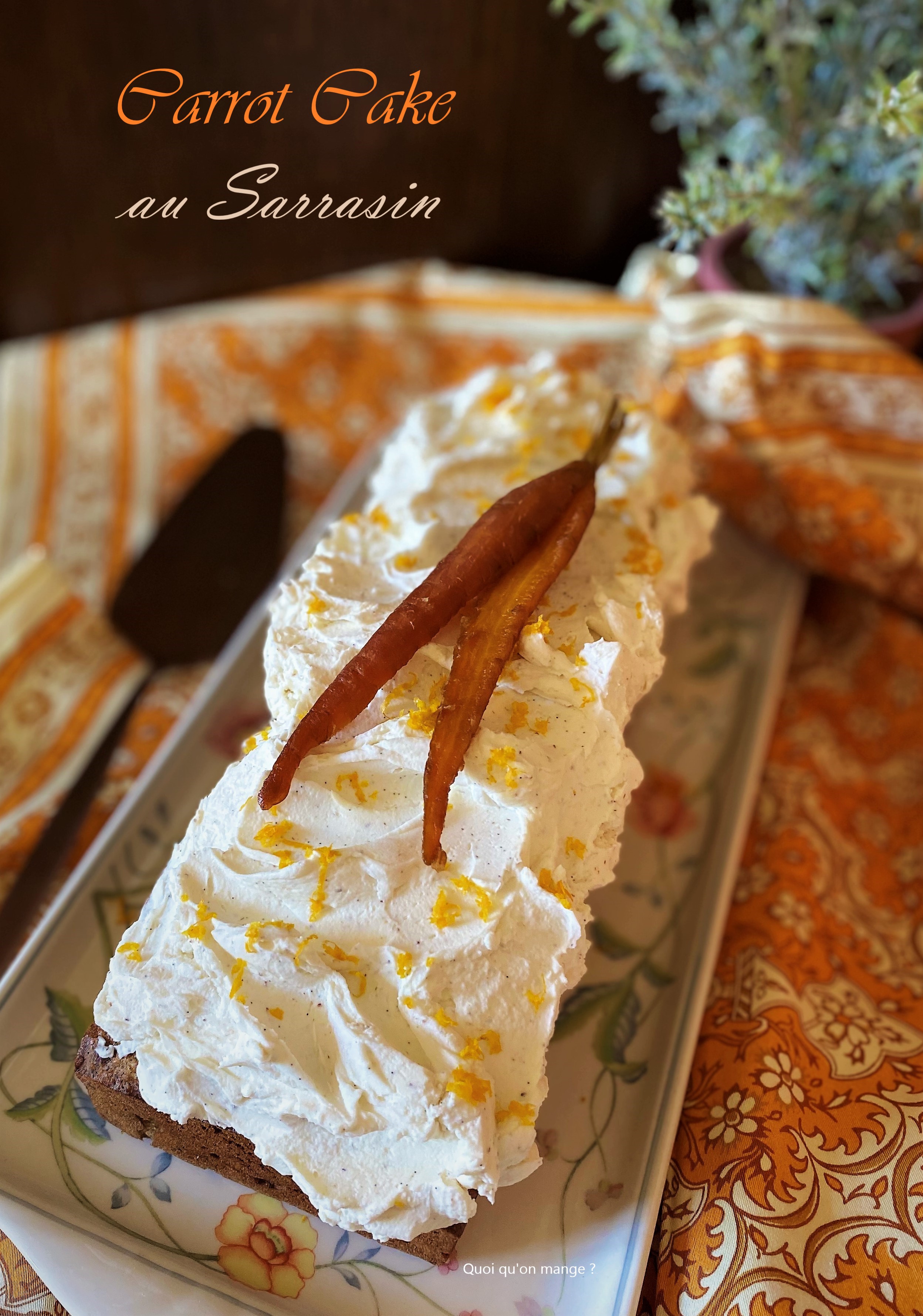 Carrot Cake au sarrasin