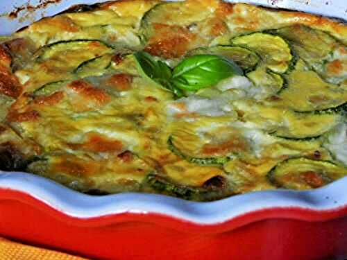 Clafoutis aux courgettes