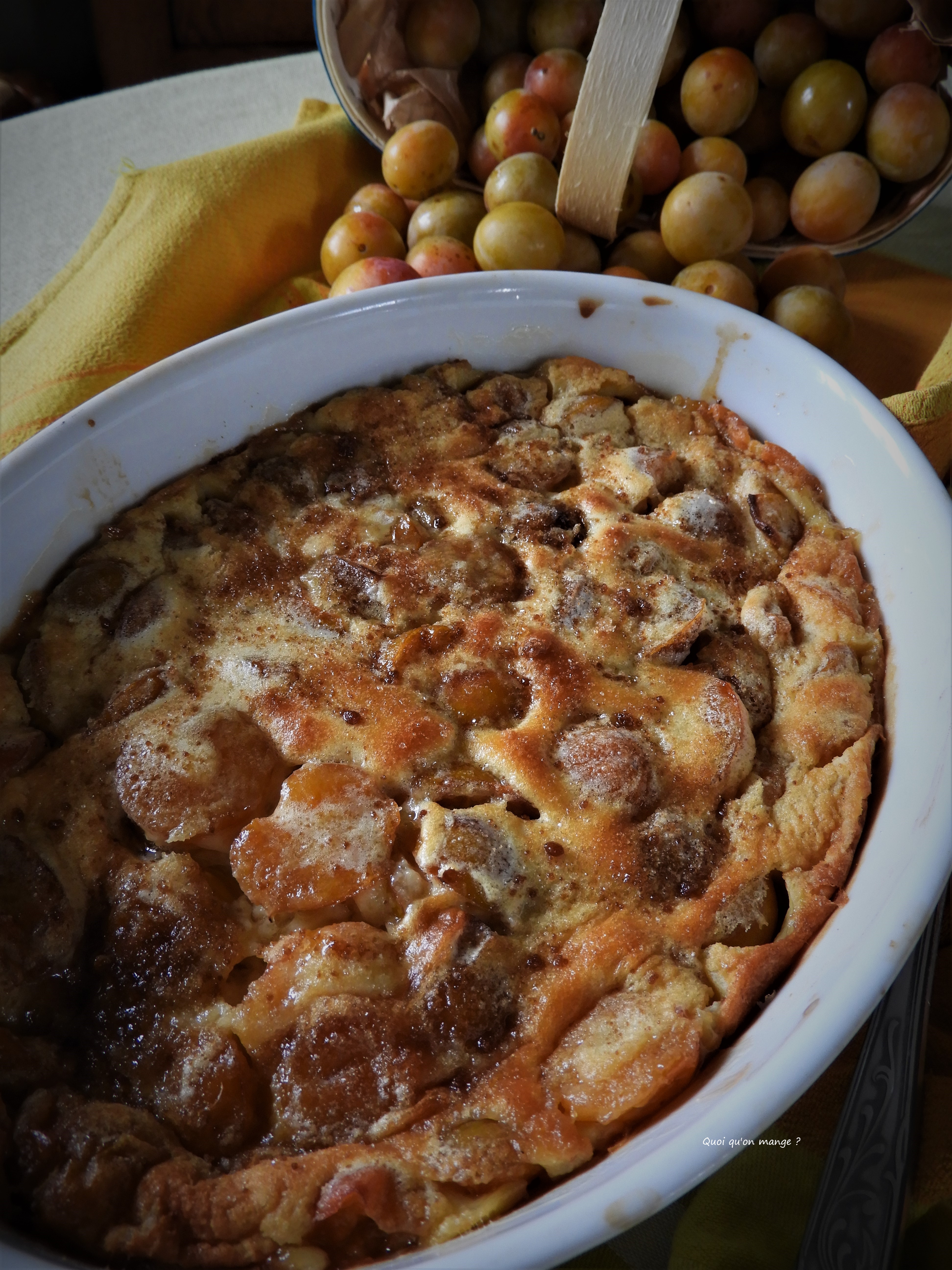 Clafoutis aux mirabelles